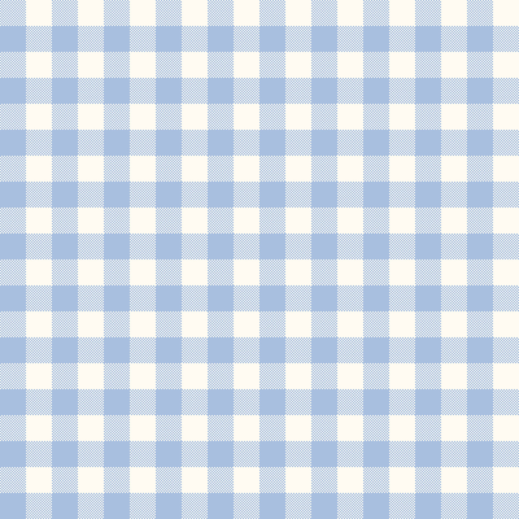 Seamless pastel blue gingham pattern