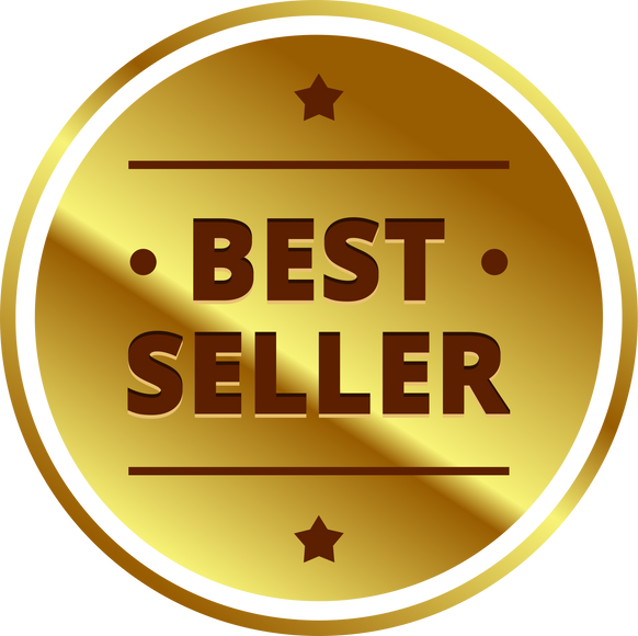Golden best seller icon